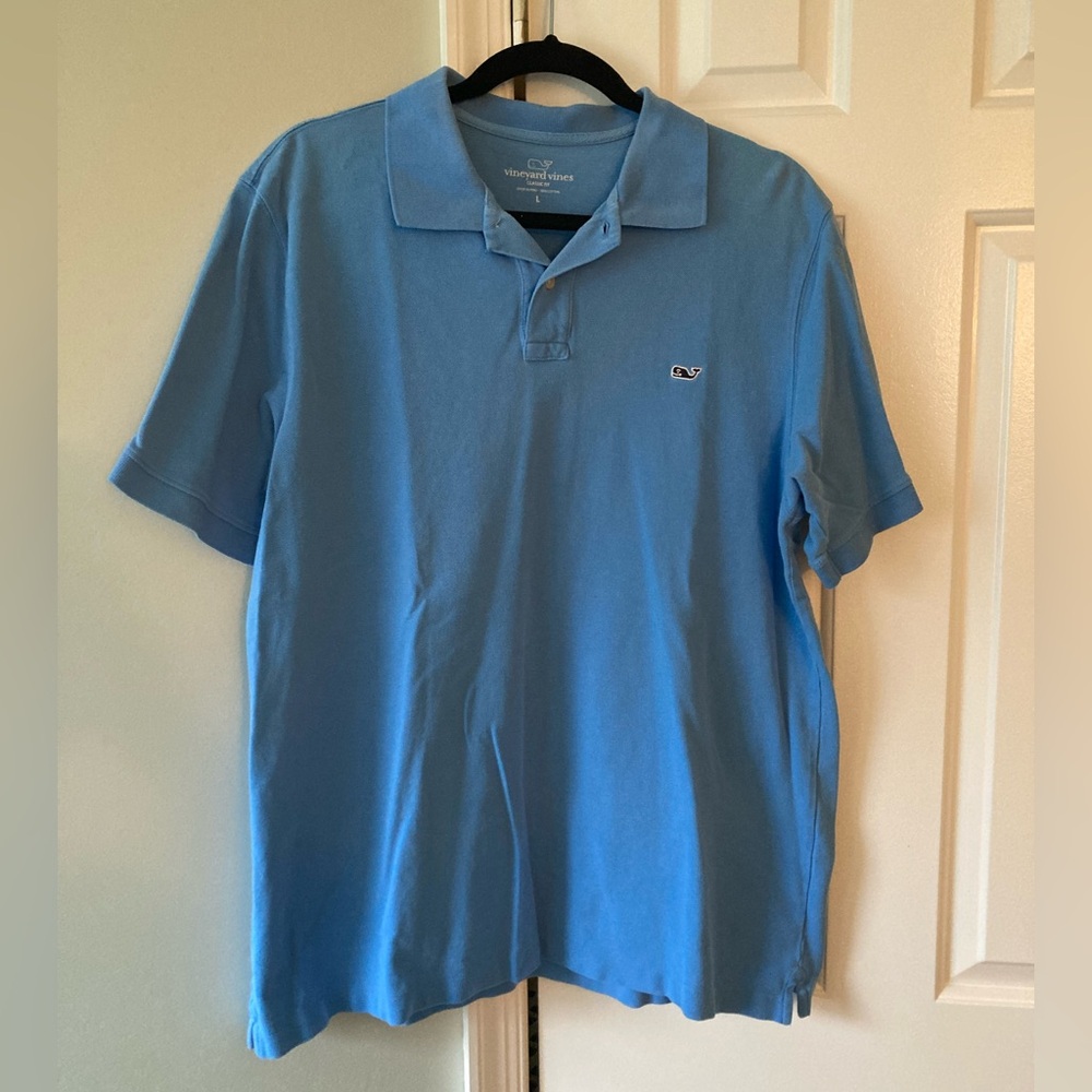 Vineyard Vines Light Blue Men's Polo Shirt